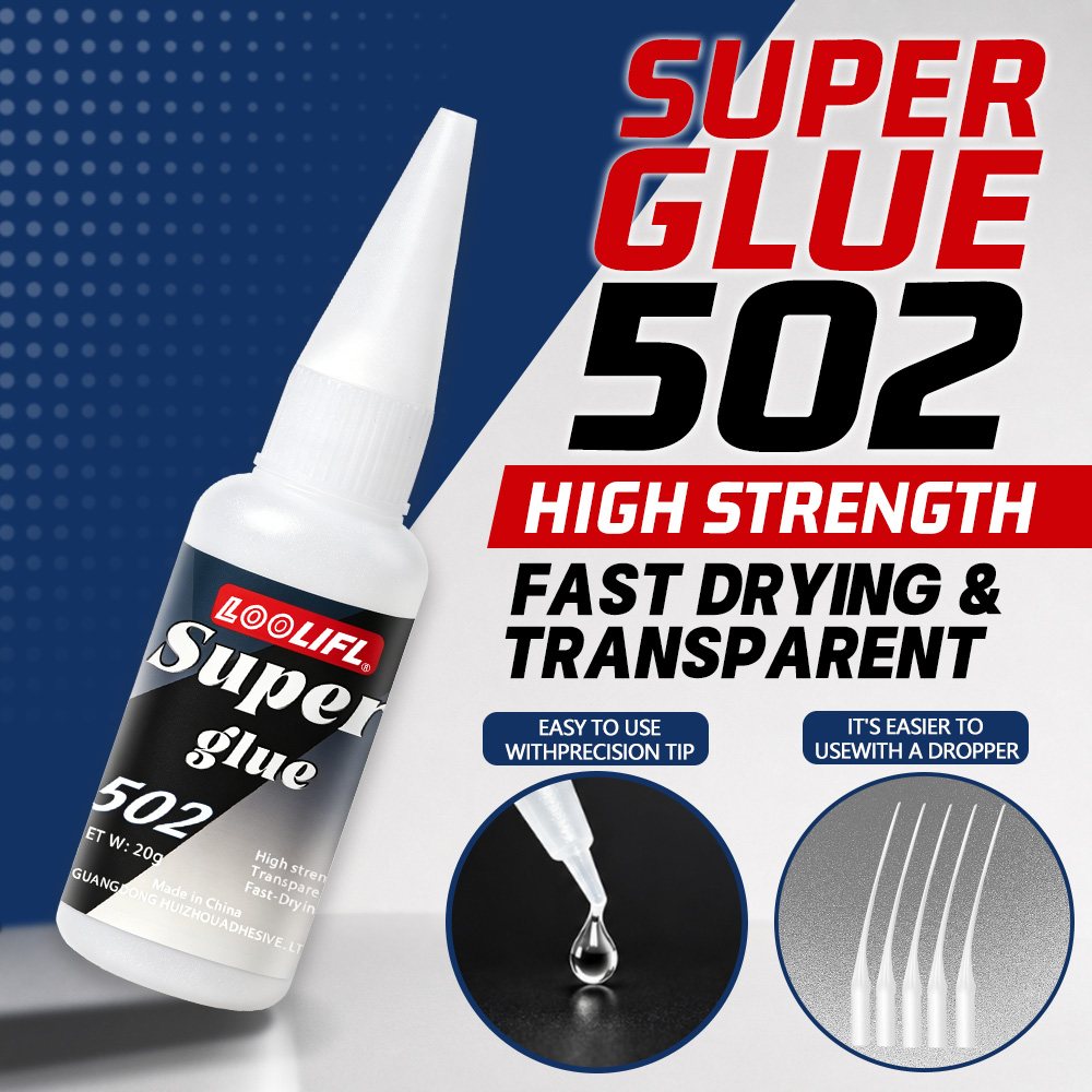 Marine Aquarium Glue - Loolifl-502-20Ml Instant Transparent Cyanoacrylate Medium Thick