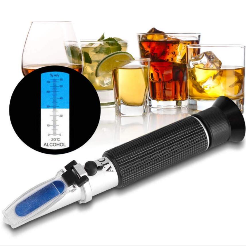 Marine Aquarium Refractometer - Handheld 0-80% Alcohol Refractometer For Spirits
