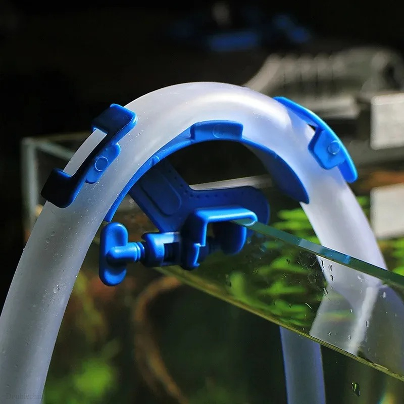 Marine Aquarium With Sump - Aquarium Filtration Water Pipe Holding Clamp