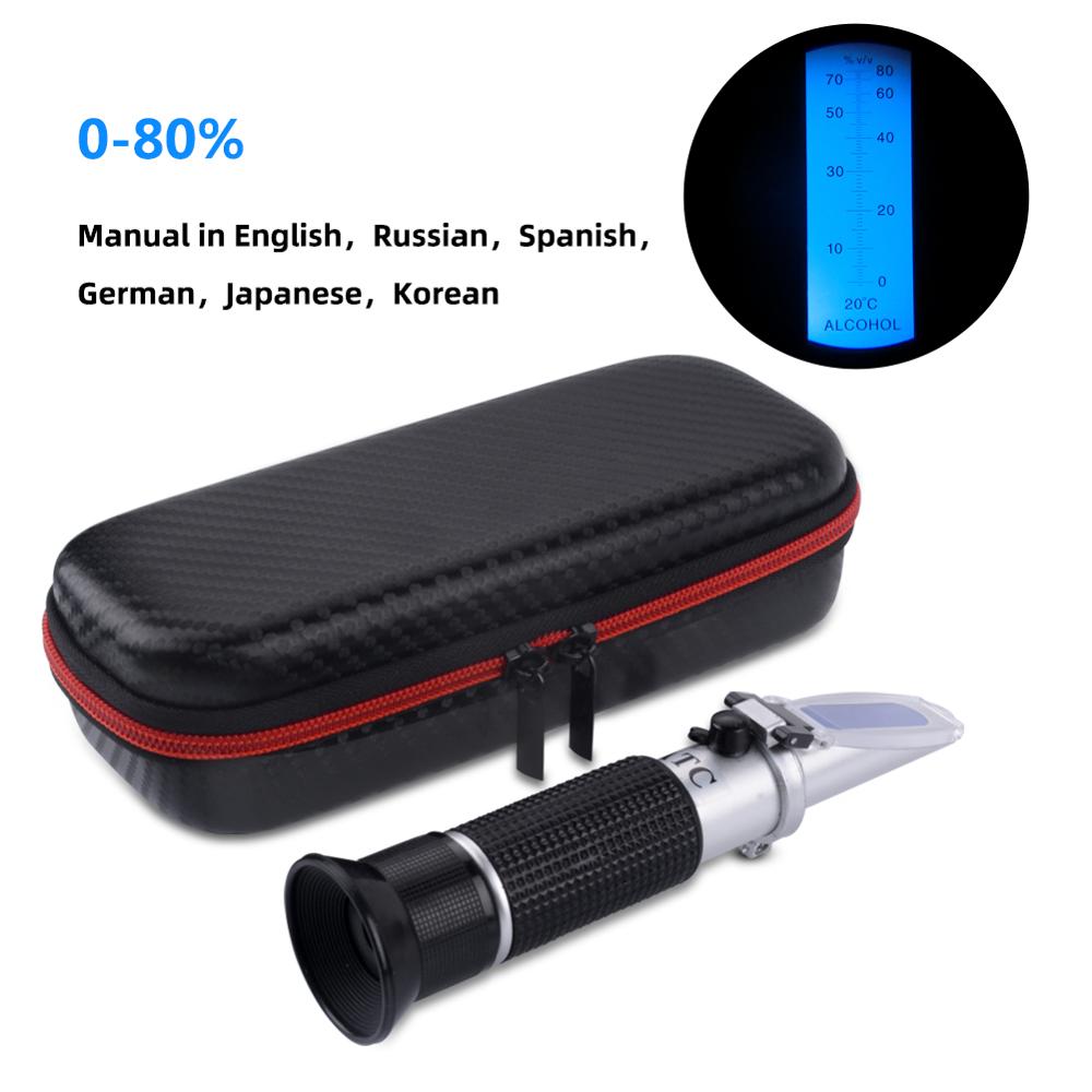 Marine Aquarium Refractometer - Hot New Shockproof Packaging Hand-held 0-80%