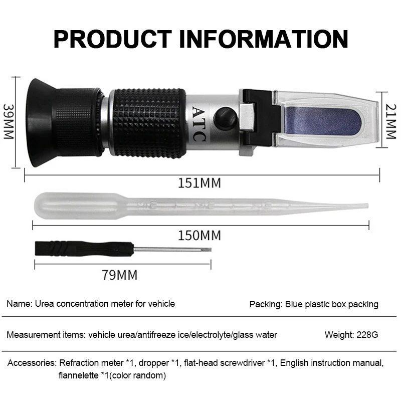Antifreeze Coolant Refractomet - огляд і ціна Marine Aquarium Refractometer