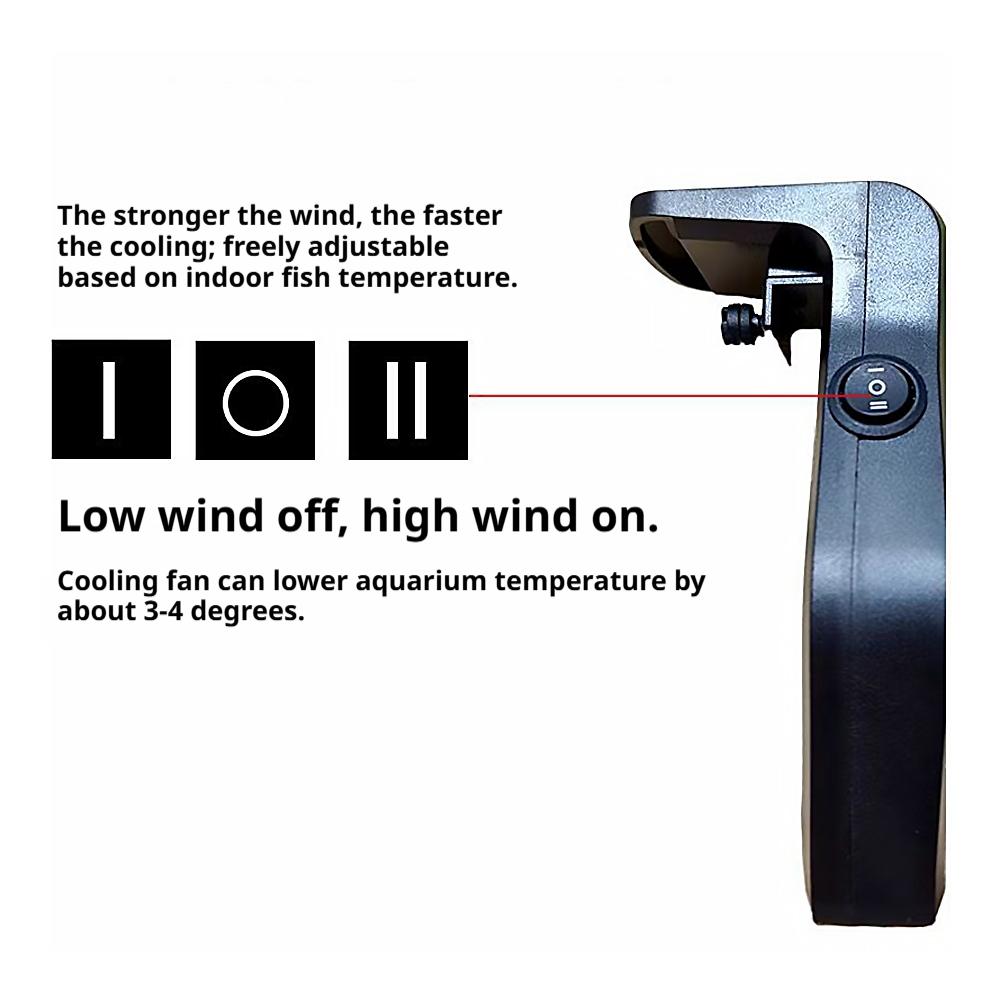 Aquarium Cooling Fan Mini Clip - огляд і ціна Marine Aquarium Mini