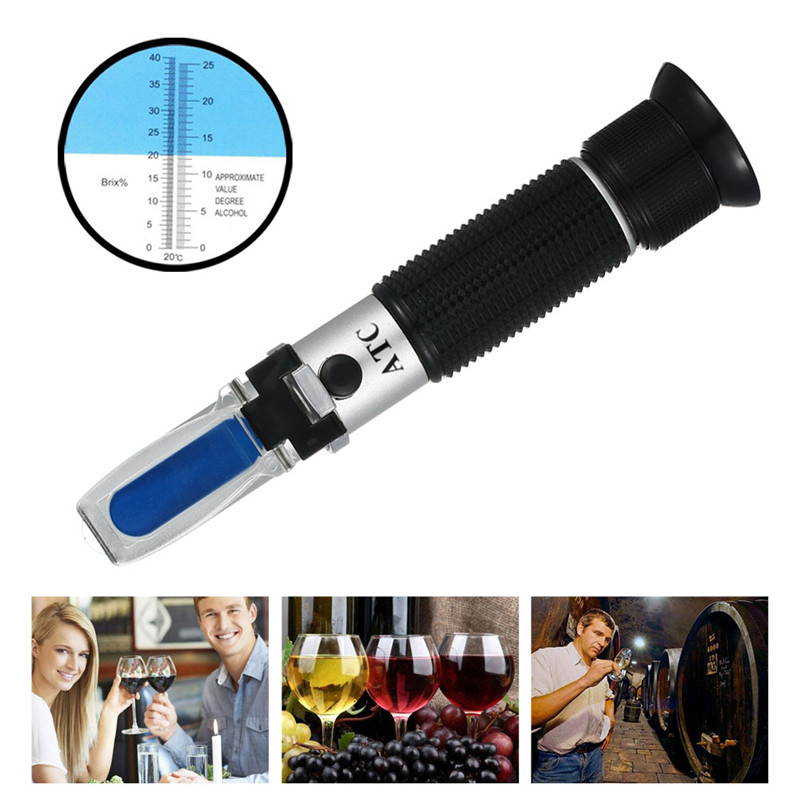 0-40% Brix 0-25% Alcohol Grape - огляд і ціна Marine Aquarium Refractometer