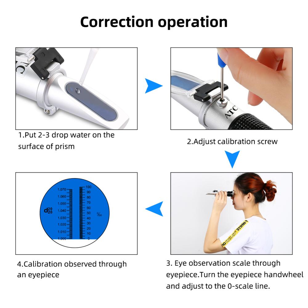 0-40% Brix 0-25% Alcohol Grape - огляд і ціна Marine Aquarium Refractometer