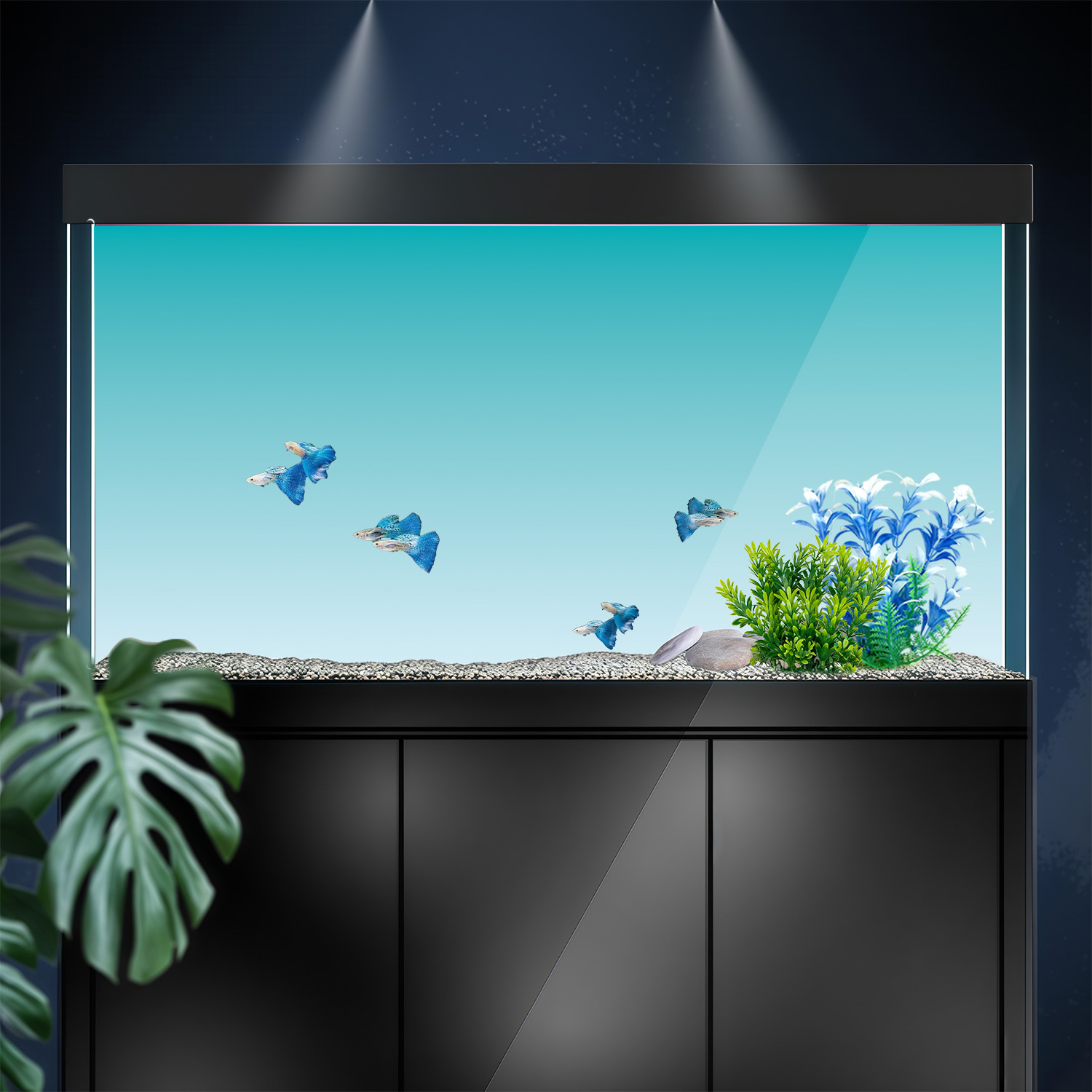 Blue and White Gradient, Fish  - огляд і ціна Marine Aquarium Glue