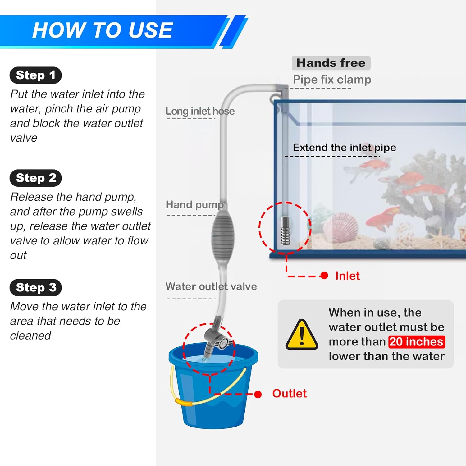 Large Fish Tank Aquarium Sipho - огляд і ціна Marine Aquarium Bacteria
