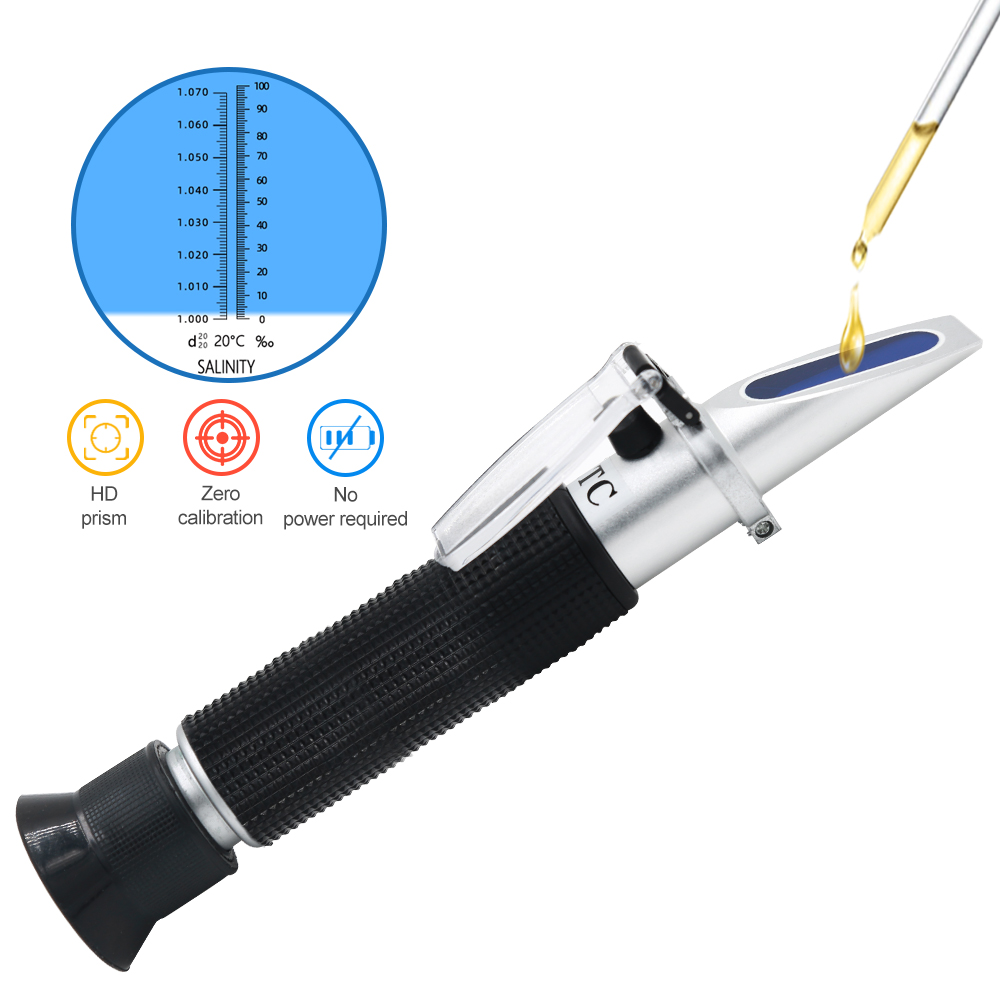 Handheld Salinity Refractomete - огляд і ціна Marine Aquarium Refractometer