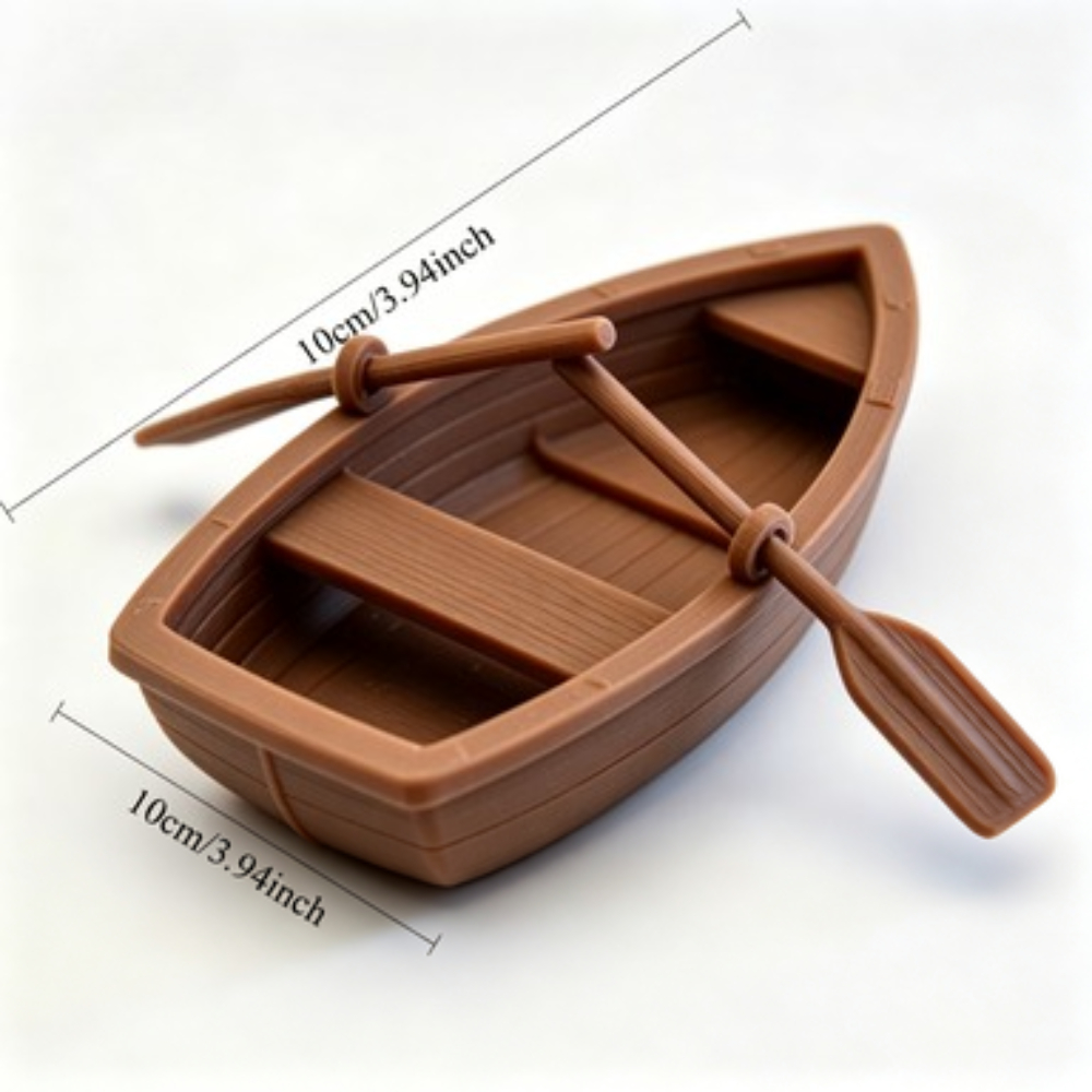 Mini Double Oar Wooden Boat Aq - огляд і ціна Marine Aquarium Mini