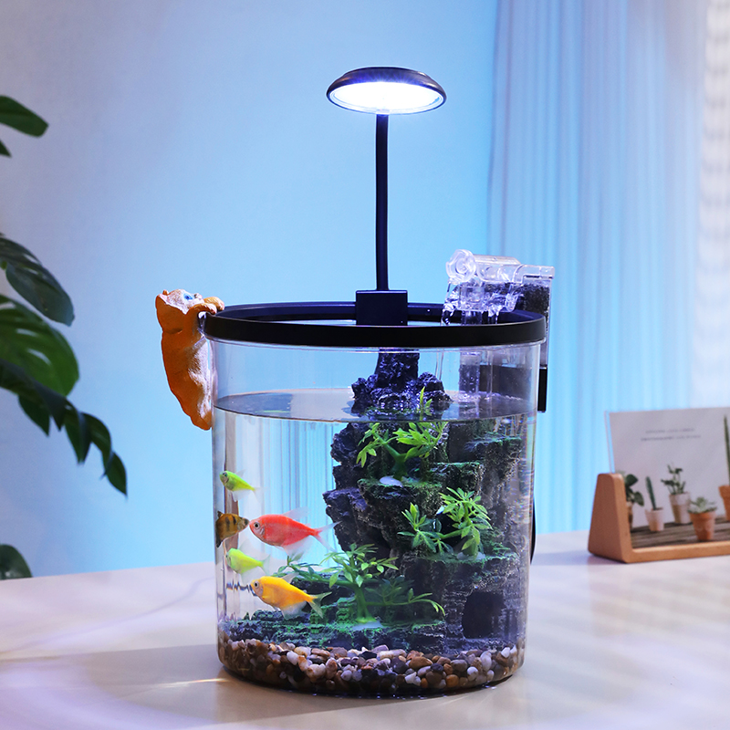 Compact Round Goldfish Bowl -  - огляд і ціна Marine Aquarium With Sump