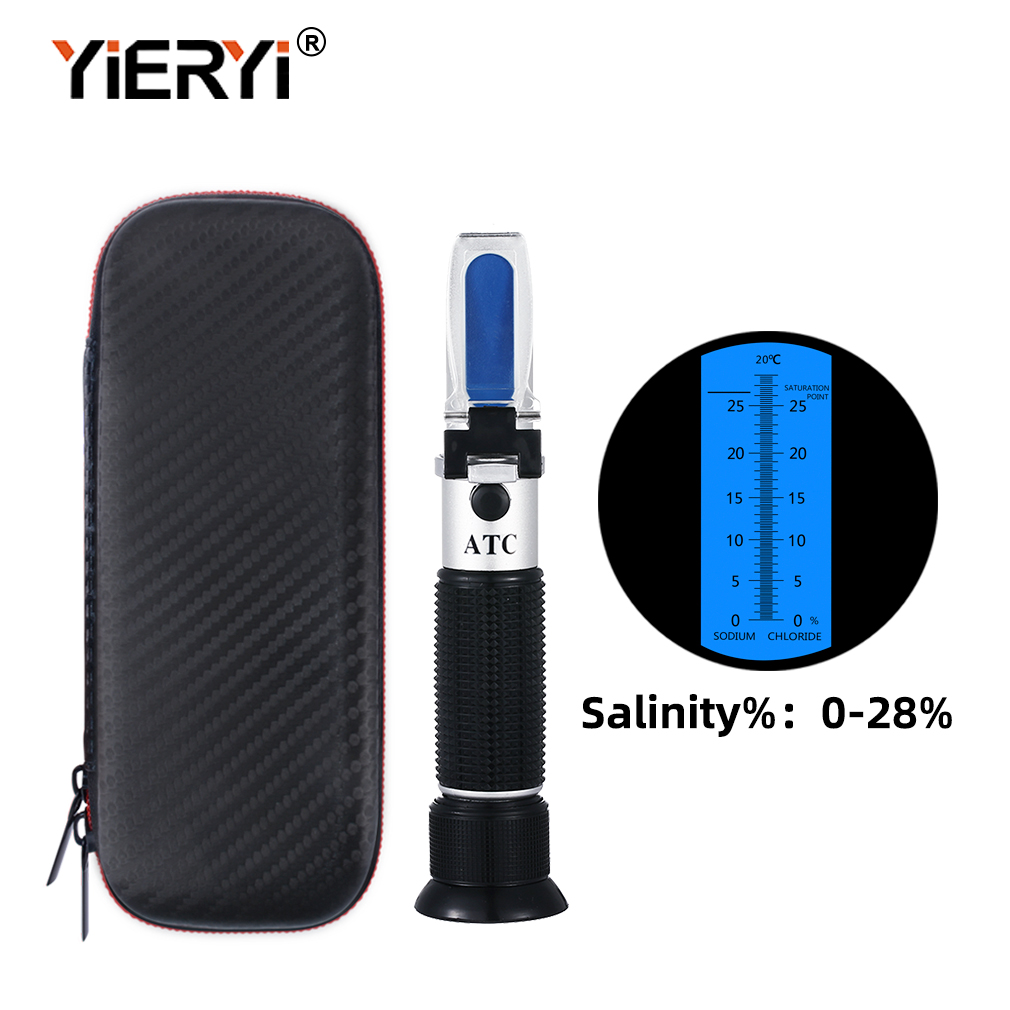 Yieryi Portable 0-28% Salinity - огляд і ціна Marine Aquarium Refractometer
