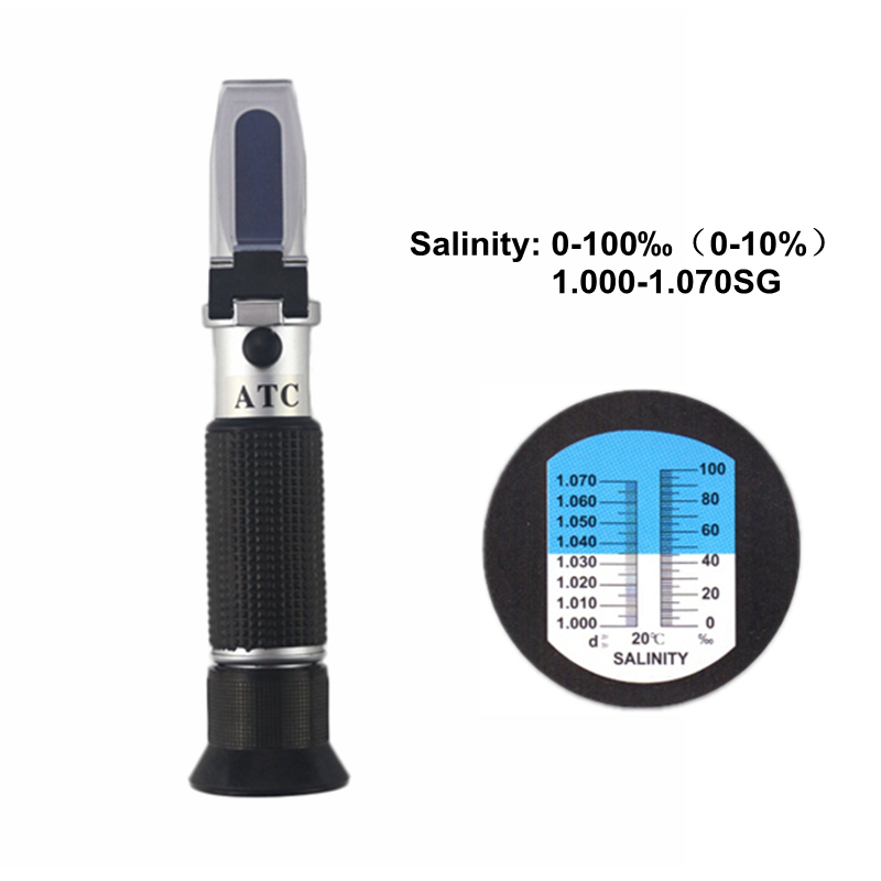 Salinity Refractometer 0-10% 1 - огляд і ціна Marine Aquarium Refractometer