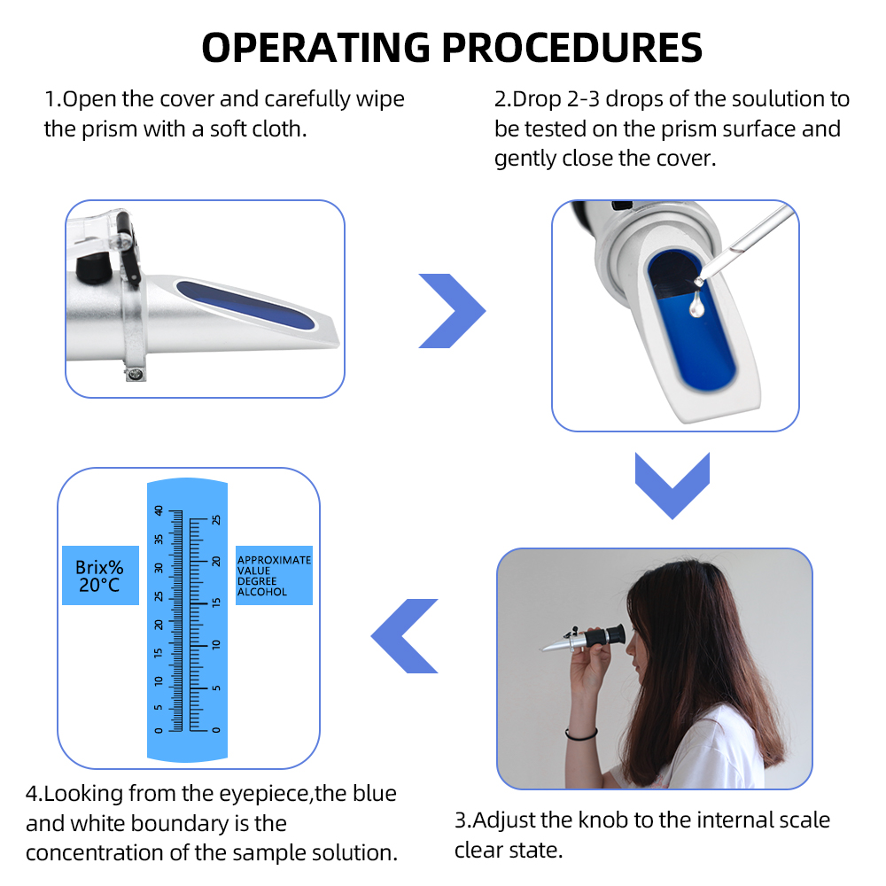 Handheld 0~40% Sugar Refractom - огляд і ціна Marine Aquarium Refractometer