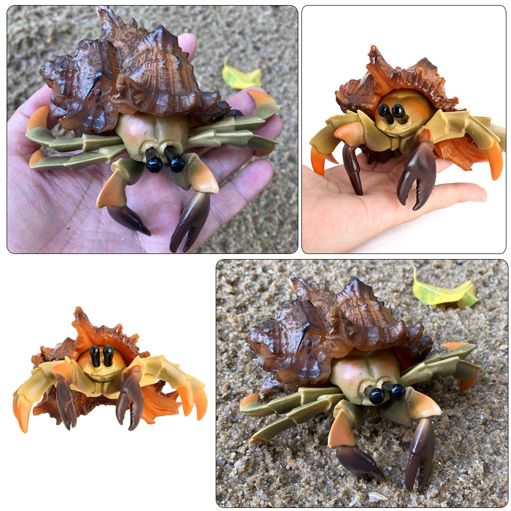 Realistic Plastic Hermit Crab  - огляд і ціна Marine Aquarium Hermit Crab