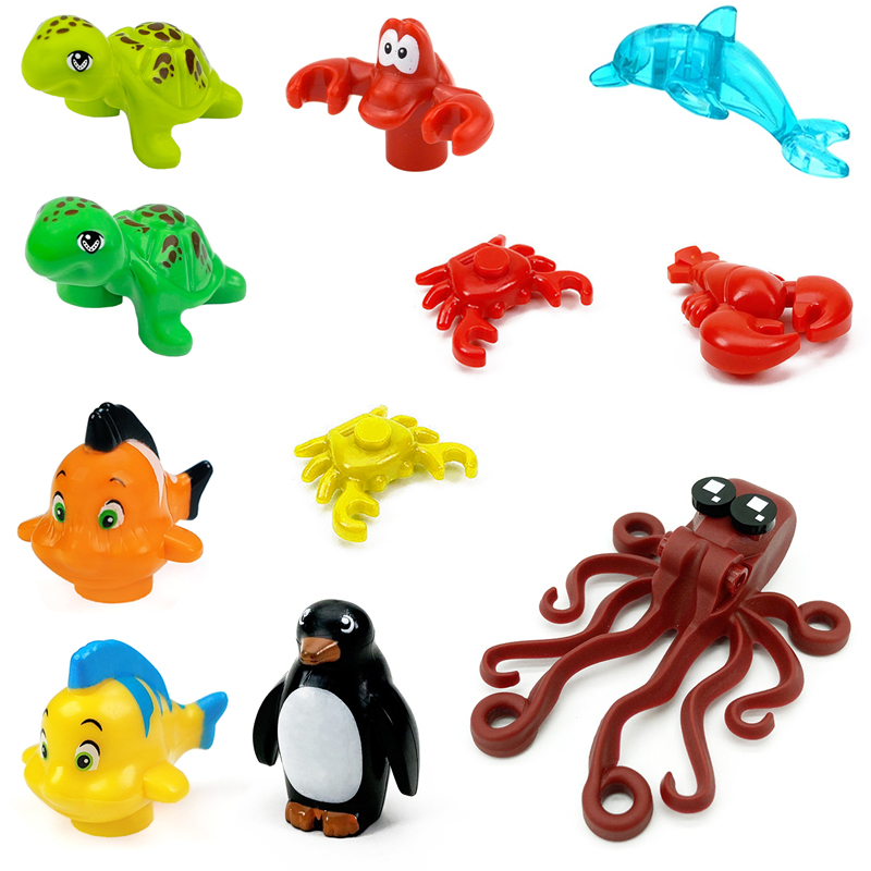 Marine Life Animal MOC Buildin - огляд і ціна Marine Aquarium Hermit Crab