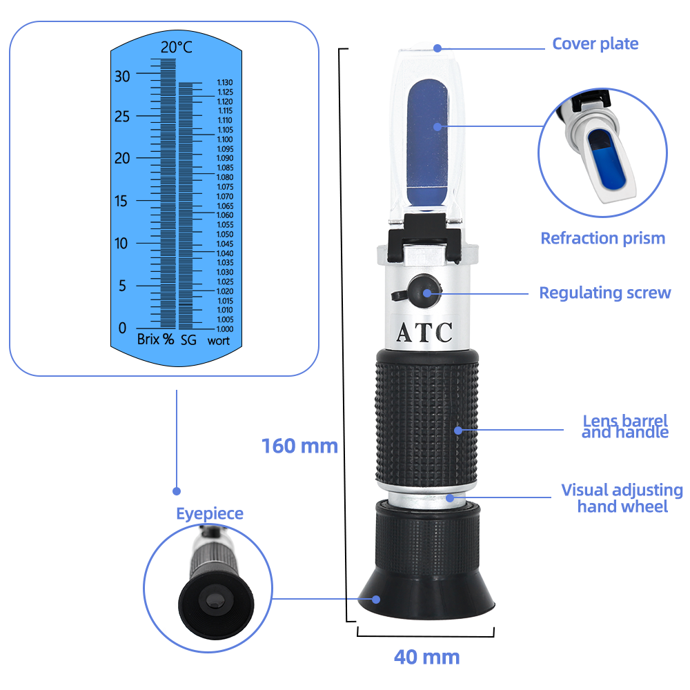 Retail Box Refractometer Beer  - огляд і ціна Marine Aquarium Refractometer