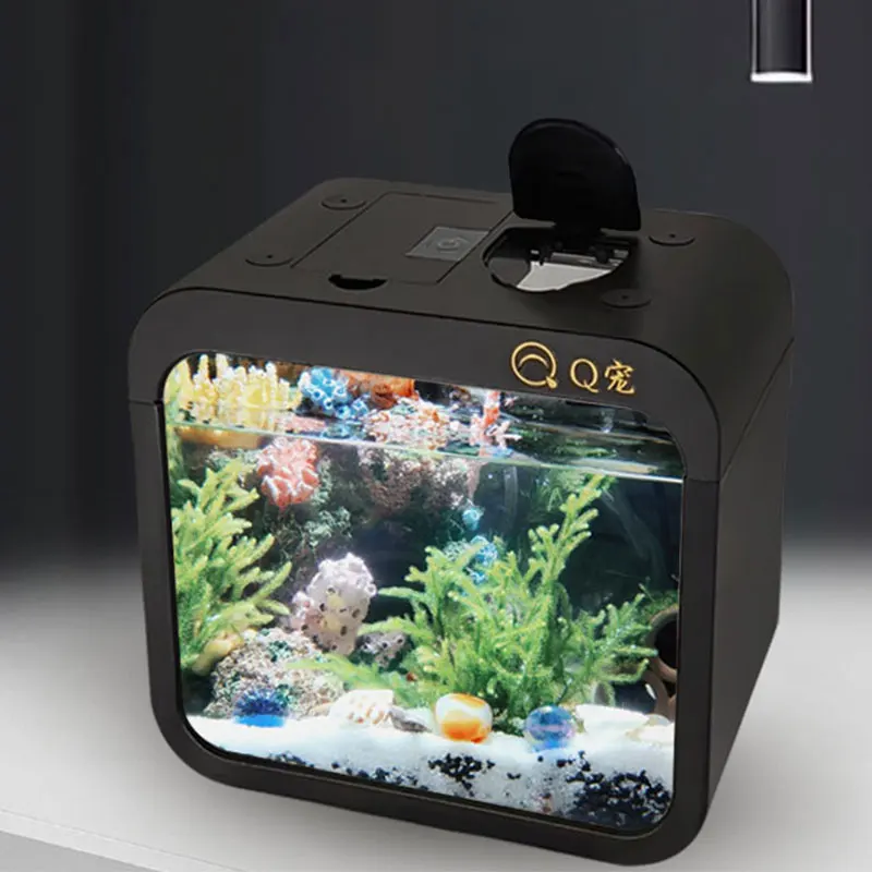 Desktop Transparent Acrylic Fi - огляд і ціна Marine Aquarium With Sump